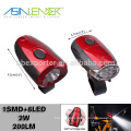 Both Ends with LED 360 Degree Adjustable LED Bicycle Headlamp